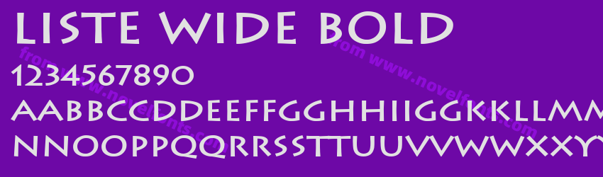 Liste Wide BoldPreview