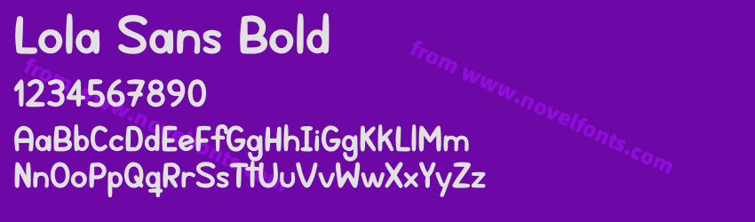 Lola Sans BoldPreview