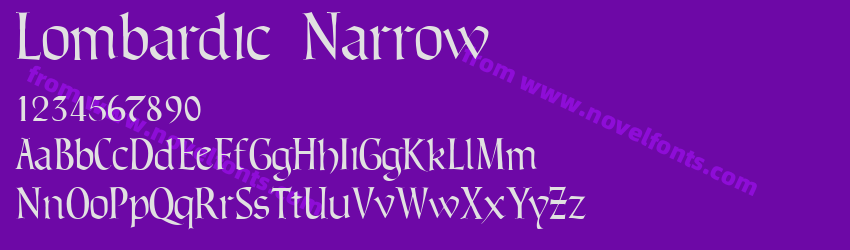 Lombardic NarrowPreview