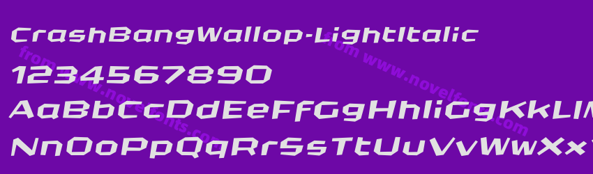 CrashBangWallop-LightItalicPreview