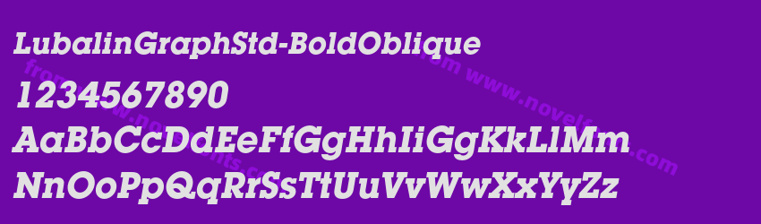 LubalinGraphStd-BoldObliquePreview