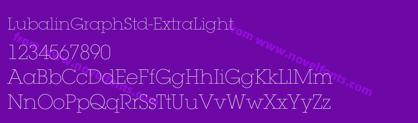 LubalinGraphStd-ExtraLightPreview