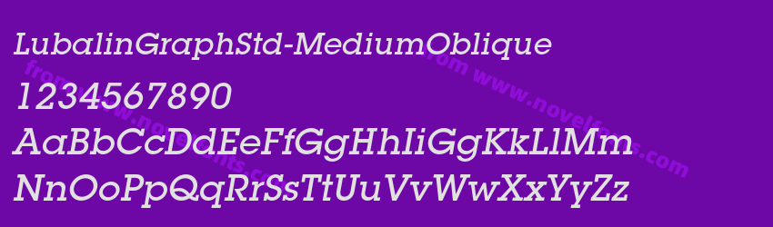 LubalinGraphStd-MediumObliquePreview