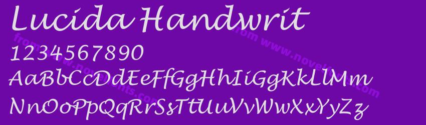 Lucida HandwritPreview