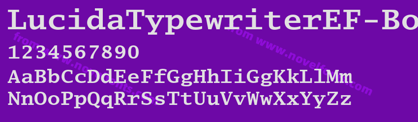 LucidaTypewriterEF-BoldPreview