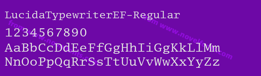 LucidaTypewriterEF-RegularPreview