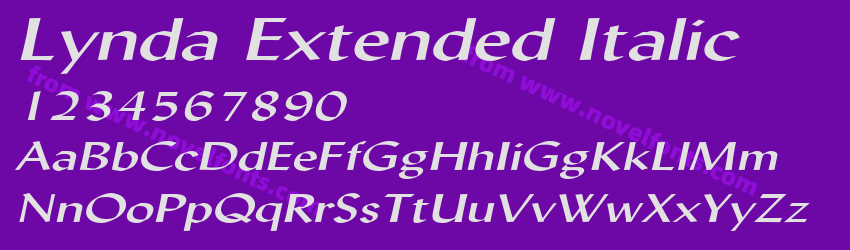 Lynda Extended ItalicPreview