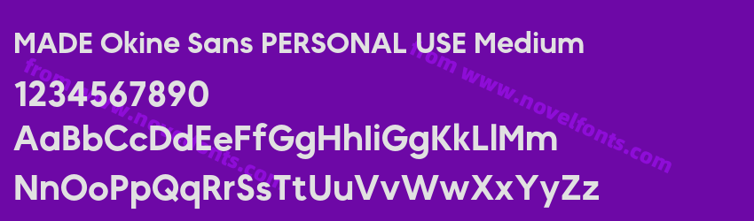 MADE Okine Sans PERSONAL USE MediumPreview