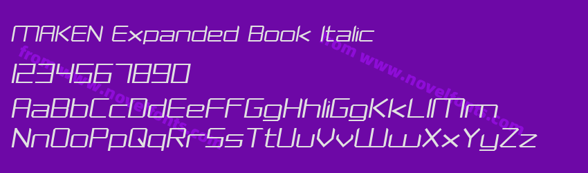 MAKEN Expanded Book ItalicPreview