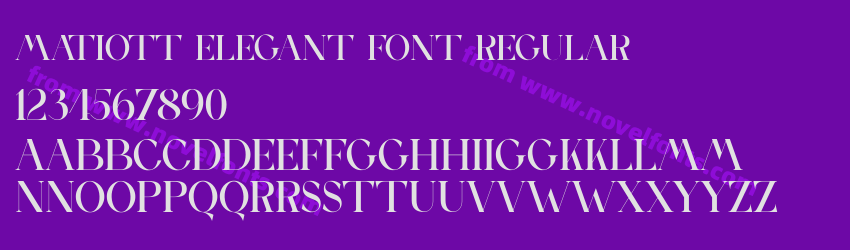 MATIOTT ELEGANT FONT RegularPreview