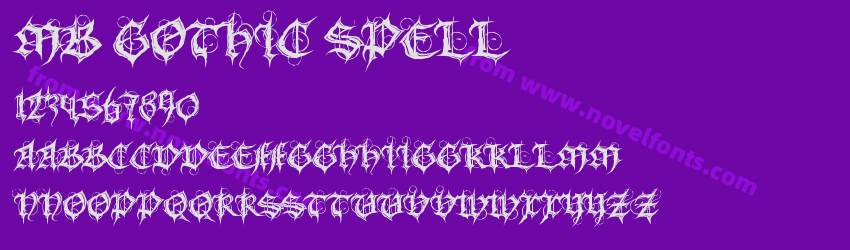 MB Gothic SpellPreview