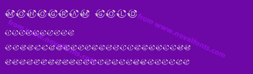 MONOGRAM GOLDPreview