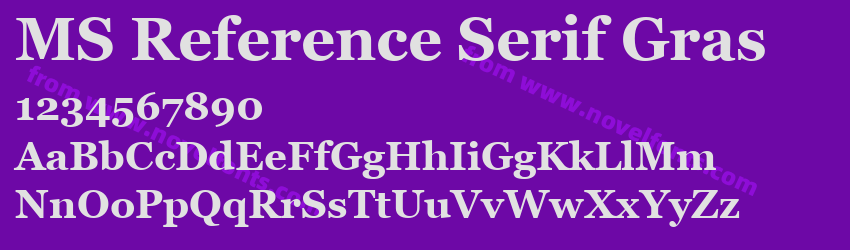 MS Reference Serif GrasPreview