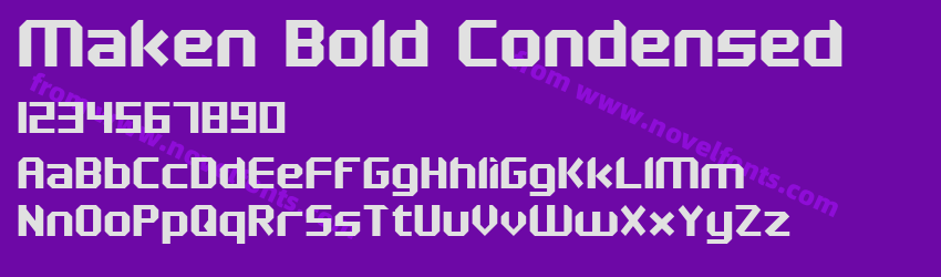 Maken Bold CondensedPreview