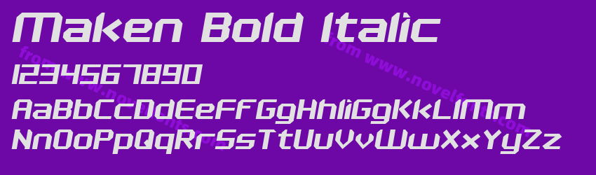 Maken Bold ItalicPreview