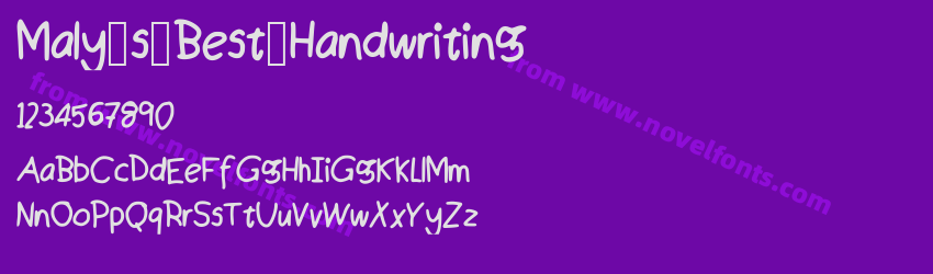 Maly_s_Best_HandwritingPreview