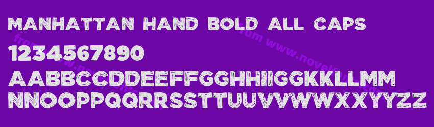 Manhattan Hand Bold All-CapsPreview