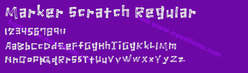 Marker Scratch RegularPreview