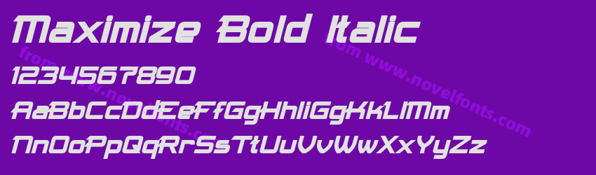 Maximize Bold ItalicPreview