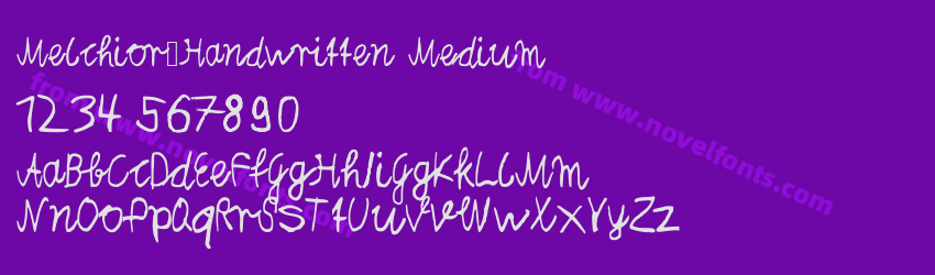 Melchior_Handwritten MediumPreview