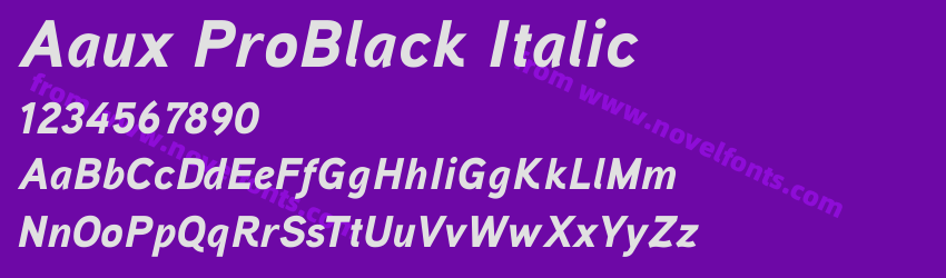 Aaux ProBlack ItalicPreview