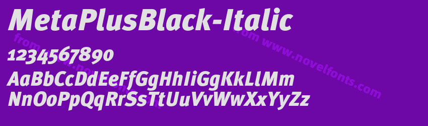 MetaPlusBlack-ItalicPreview