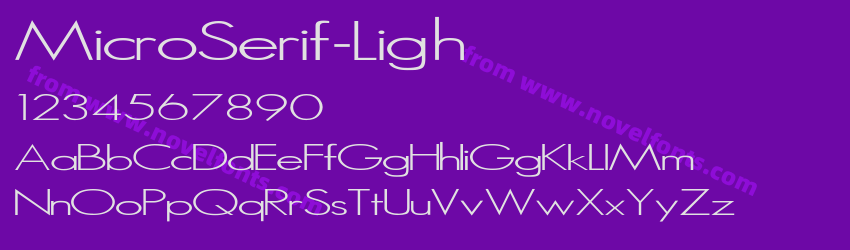 MicroSerif-LighPreview