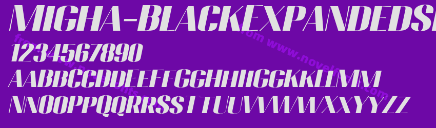 Migha-BlackExpandedSlantPreview