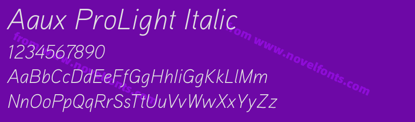 Aaux ProLight ItalicPreview