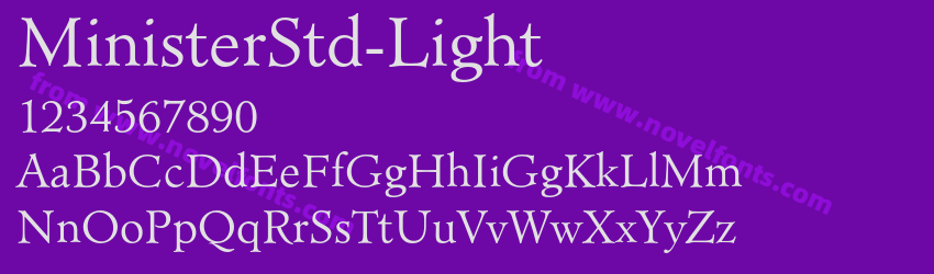 MinisterStd-LightPreview