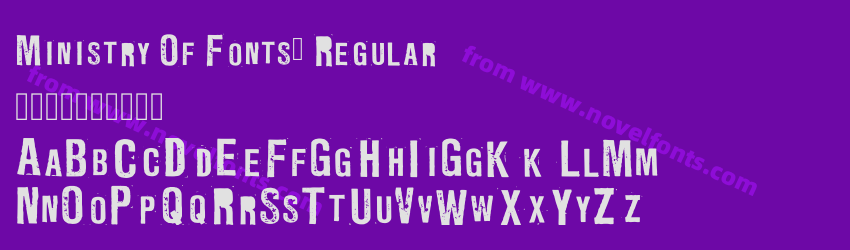 Ministry Of Fonts3 RegularPreview