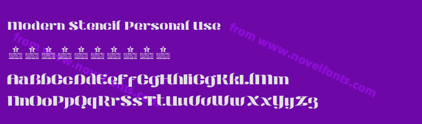 Modern Stencil Personal UsePreview