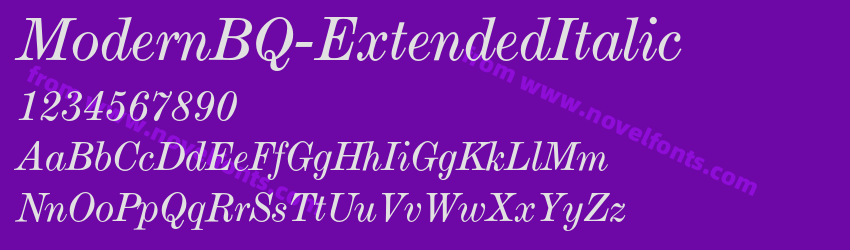 ModernBQ-ExtendedItalicPreview