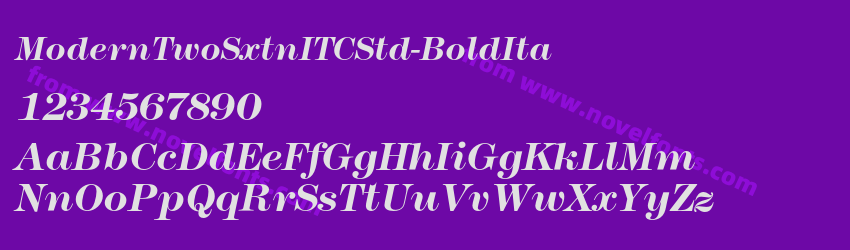 ModernTwoSxtnITCStd-BoldItaPreview