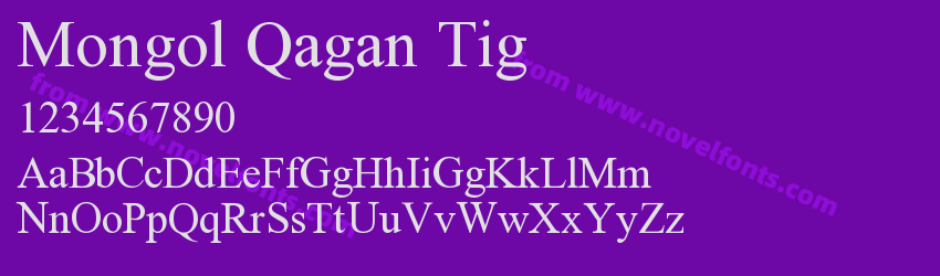 Mongol Qagan TigPreview