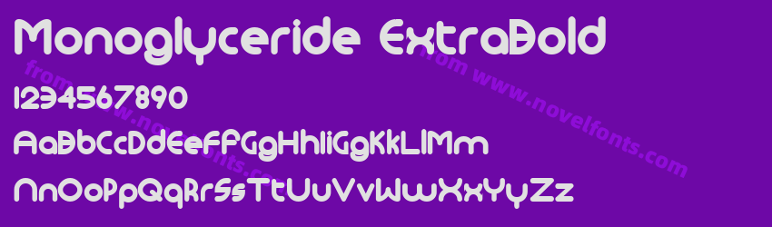 Monoglyceride ExtraBoldPreview