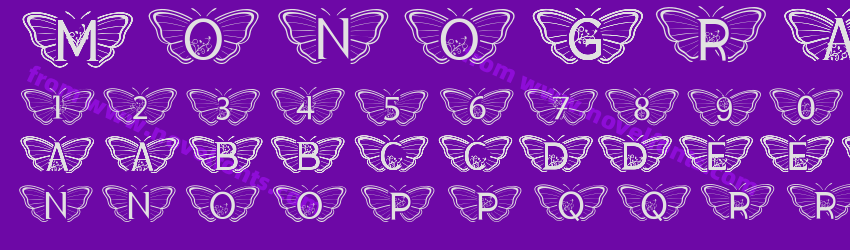 Monogram ButterflyPreview