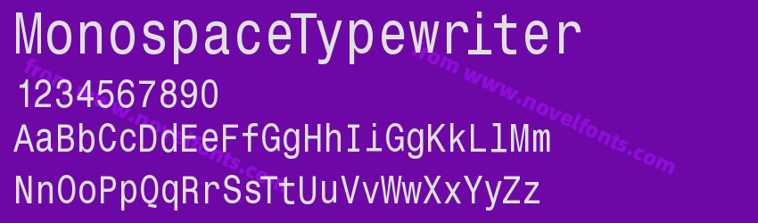 MonospaceTypewriterPreview