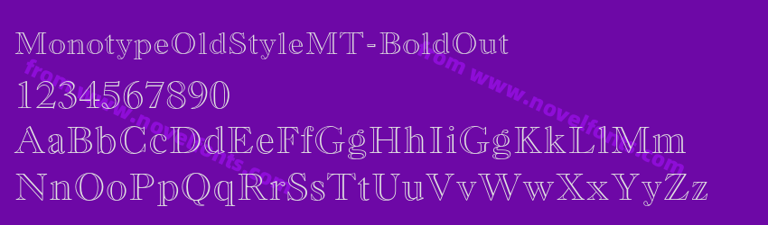 MonotypeOldStyleMT-BoldOutPreview