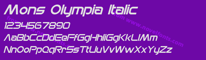 Mons Olympia ItalicPreview