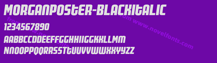 MorganPoster-BlackItalicPreview