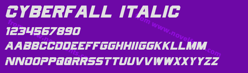 Cyberfall ItalicPreview