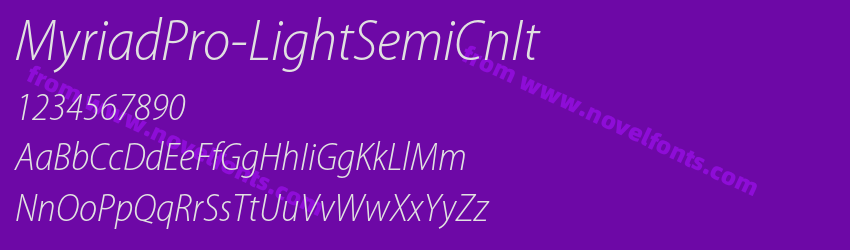 MyriadPro-LightSemiCnItPreview