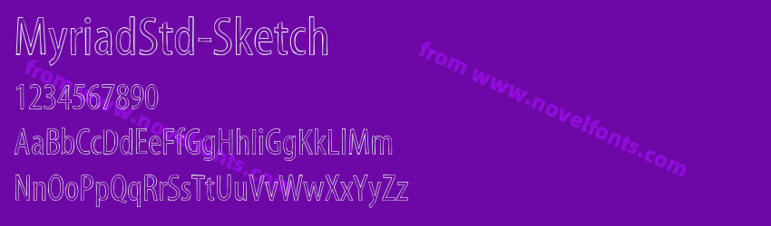 MyriadStd-SketchPreview