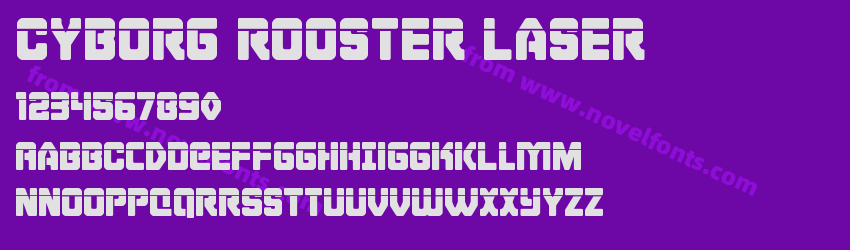 Cyborg Rooster LaserPreview