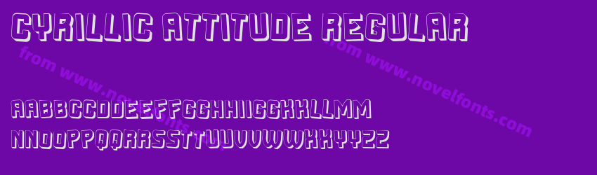 Cyrillic AttitudePreview