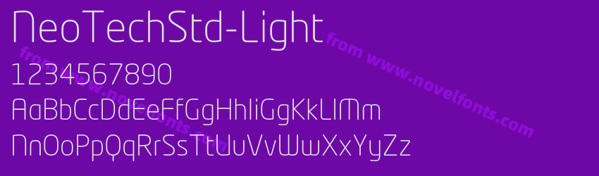 NeoTechStd-LightPreview