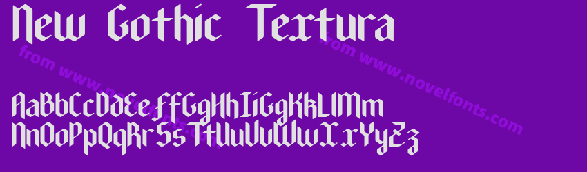 New Gothic TexturaPreview