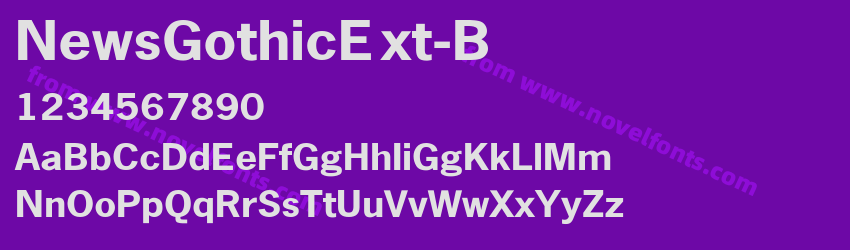 NewsGothicExt-BPreview