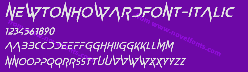 NewtonHowardFont-ItalicPreview